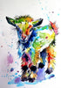 Colorful Artistic Goat